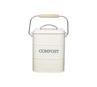 Living Nostalgia Antique Cream Compost Bin Living Nostalgia Cream