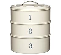 Living Nostalgia Antique Cream Three Tier Cake Tin Set