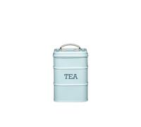 Living Nostalgia Blue Tea Tin, Vintage style Living Nostalgia Blue
