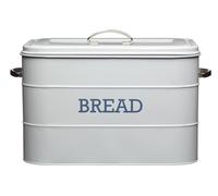 Living Nostalgia Bread Bin with Traditional top-opening lid -French Grey