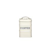 KitchenCraft Living Nostalgia Coffee Storage Canister, 11 x 17 cm - Antique Cream