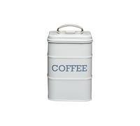 KitchenCraft Living Nostalgia Coffee Storage Canister, 11 x 17 cm - French Grey