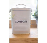Living Nostalgia French Grey Compost Bin Living Nostalgia Grey