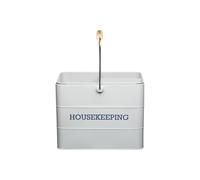 Living Nostalgia French Grey Housekeeping Tin Living Nostalgia Grey
