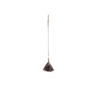 Living Nostalgia Genuine Ostrich Feather Duster with Telescopic Handle Extendable 102 -152 cm in Grey Living Nostalgia Grey