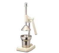 Living Nostalgia Heavy Duty Lemon Orange Juicer with Antique Cream Lever-arm
