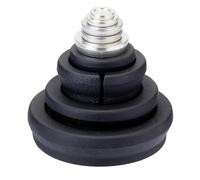KitchenCraft Ten Piece Traditional Cast Iron Metric Weights Set