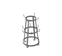 Living Nostalgia Wire Metal Mug Tree Powder-coated with Warm Grey Finish
