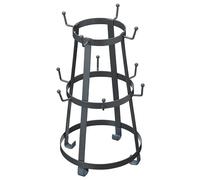 KitchenCraft Living Nostalgia Mug Tree, Grey, 34 x 18.5 cm