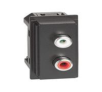 Living Now Double Module Rca, Black