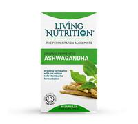 Living Nutrition Organic Fermented Ashwagandha 60 Capsules