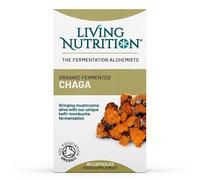 Living Nutrition Organic Fermented Chaga - 60 Capsules