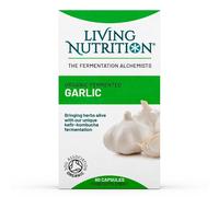 Living Nutrition Organic Fermented Garlic - 60 Capsules