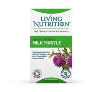 Living Nutrition Organic Fermented Milk Thistle 60 Capsules