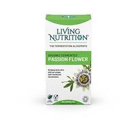 Living Nutrition Organic Fermented Passion Flower (60 Caps) - 500mg Passion Flower per Serving - Fermentation-Activated Flavonoids, Including Chrysin