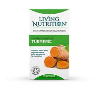 Living Nutrition Organic Fermented Turmeric 60 Capsules