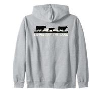 Living Off The Land Ranch Life Farming Homestead Zip Hoodie