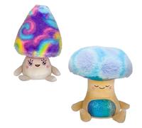 Living on the veg RBLV00209 6-inch Plush Mushroom Medley-Zeek and Maisey Collectible Stuffed Toys