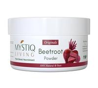 Living Organic Beetroot Powder For Face, Skin & Hair (100g) | 100% Pure & Natural Antioxidants | Boost Energy by Drinking | Face Pack for Glowing & Shining Skin