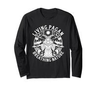 Living Pagan Breathing Nature Forest Moon Long Sleeve T-Shirt