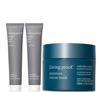Living Proof Moisture Rescue Mask, PhD Shampoo & Conditioner Routine for Smooth & Hydrated Hair