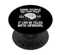 Living Proof That A Vacuum Is Not Empty - Sarcastic Sarcasm PopSockets Adhesive PopGrip