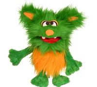 Living Puppets Monster to go! Hand Puppet Gravel Suitable for Adults and Children, Size: 20 cm, Hand Wash, W847, Green