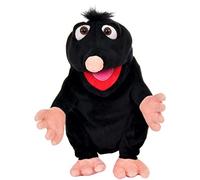 Living Puppets W789 Hand Toy Mole Swings the Hill King Made of Fabric Size 31 cm Black