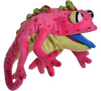 Living Puppets Wilhelminchen W877 Chameleon Hand Puppet Made in Great Colours, Size: 34 cm