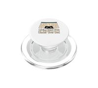 Living Rent Free Under Your Bed Cat Humor PopSockets PopGrip for MagSafe