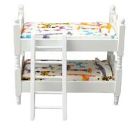 Living Room Bunk Bed Furniture, Figure Model, Giraffe | Pretend Play Accessories, Realistic Floral Sheet Playset, Role Play Furnishings for Dollhouses, Hobby Collection