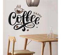 Living Room Coffee Art Sticker 30x50cm Peelable | for ideal for living rooms, cozy corners, coffee stations, modern home accents