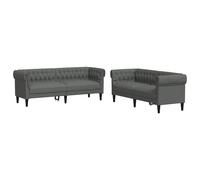 Living Room Couch Fabric Modern Indoor Seating Comfortable Sofa Foam vidaXL