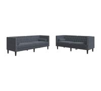 Living Room Couch Velvet Sofa Modern Rattan Comfortable Seating Indoor vidaXL