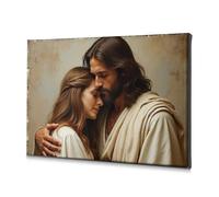 Living Room Decor Embracing The Past: A Historical Reenactment Canvas Decorative Picture Picture Hanging Kit Wall Pictures For Living Room(40x60cm)