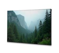 Living Room Decor Misty Mountains With Lush Green Trees. Canvas Decorative Picture Easter Decoration Bathroom Art Wall Decor(40x60cm)