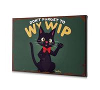 Living Room Decor Wall Write Your Wip Daily! Canvas Decorative Picture Picture Hanging Kit Picture Hanging Kit(30x40cm)