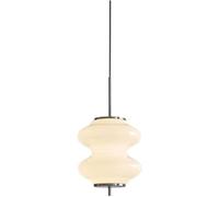 Living Room Light Fixture, Adjustable Cord Ceiling Lamp LED Cute Pendant Lighting Indoor Oval Chandelier Metal Body White Glass Hanging Lamp,Hallway