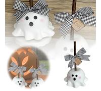 Living Room Ornaments Halloween Decorations Halloween Boy And Girl Decorations, Boy And Girl Bow Squares Living Room Ornaments Modern (B, One Size)