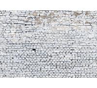 Living room Photo Wallpaper 368x254 cm White Brick Paper Wall Mural