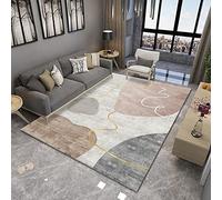 Living Room Rug 120cm x 180cm Shaggy Soft And Elegant Carpets For The Bedrooms And Kitchen, Easy To Clean, Many Different Sizes Gray Brown Abstract Lines Rug