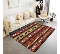 Living Room Rug 3D Wild Animals Bear Elk Printed Floor Mat Bathroom Foot Mat Area Rug Teenage Bedroom Decorative Game Room Mat, 40 X 60 Cm, Soft Stain Resistant Easy Clean -44040405385