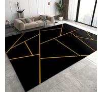 Living Room Rugs 40 X 60 Cm Abstract Geometric Texture With Stripes, Area Rugs For Bedroom Light Luxury Minimalist Style, With Durable Anti-Slip Backing For Easy Clean- For Bedroom Hal /3322791668990