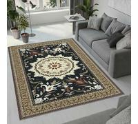 Living Room Rugs Large 80x120 cm Mandala Carpet 3D Print Pattern Traditional Persia Bohemia Machine Washable Rugs Cashmere Imitation Material Non-Slip Suitable for Kitchen Children's Room Q-2
