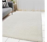 Living Room Rugs - Plain Soft Thick Area Rug - Modern Luxurious Carpet Mat | Extra Thick Shaggy Rug, Plain Shaggy Living Room Area Rug, Elegant Carpets For The Bedrooms And Kitchen, Easy To Clean