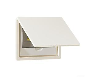Living Space Decor Cover for Electric Meter Box and Weak Current Distribution Box with Practical Flip Top Opening (A)