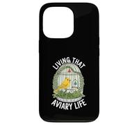 Living That Aviary Life Funny Canary Lover Case for iPhone 13 Pro