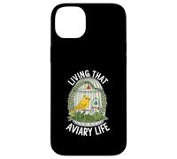 Living That Aviary Life Funny Canary Lover Case for iPhone 14 Plus