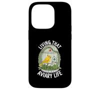 Living That Aviary Life Funny Canary Lover Case for iPhone 14 Pro