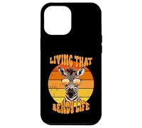 Living That Bendy Life EDS Awareness Zebra with Sunset Vibes Case for iPhone 12 Pro Max